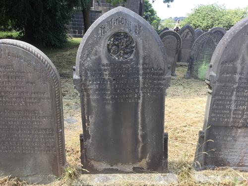 Grave of JJ Bentley founding member of the football league